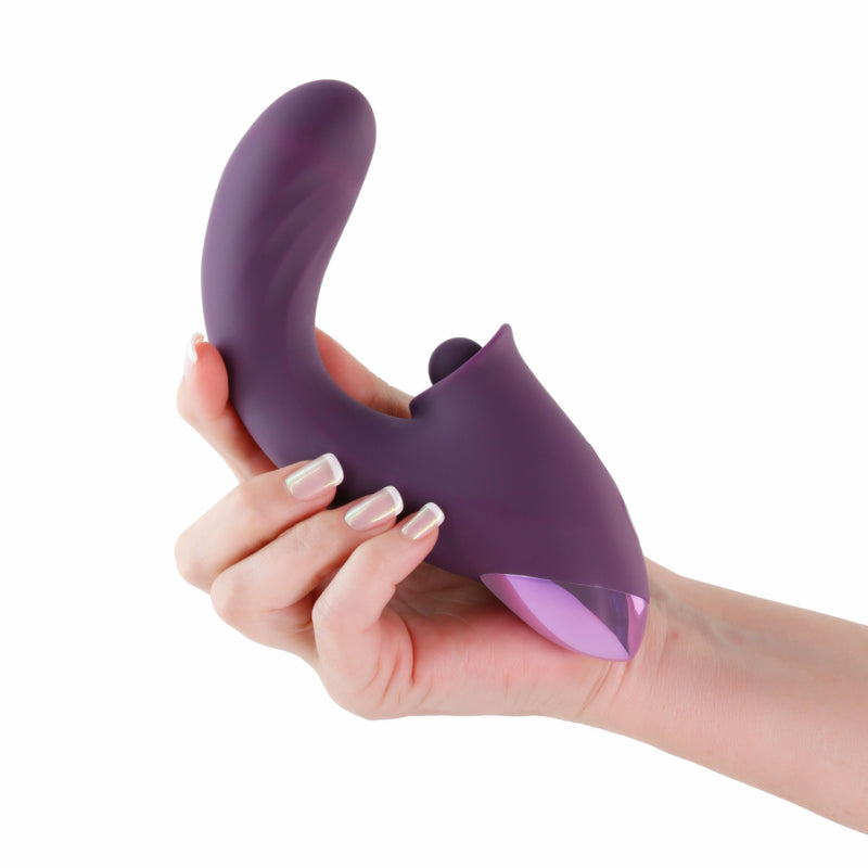 INYA Caprice - Purple - Purple 17.7 cm USB Rechargeable Vibrator with Clitoral Thumper