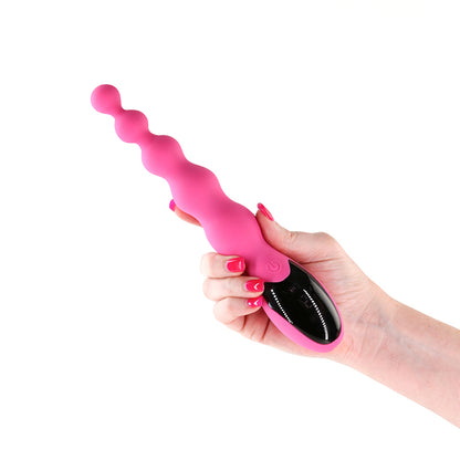 INYA Virtua - Pink - Pink 23.9 cm USB Rechargeable Beaded Vibrator