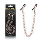 Bound Nipple Clamps - DC2 - Rose Gold - Rose Gold Nipple Clamps with Chain