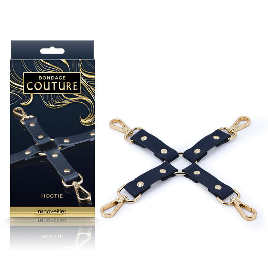 Bondage Couture Hog Tie - Blue - Blue Hog Tie Restraint (No Cuffs Included)