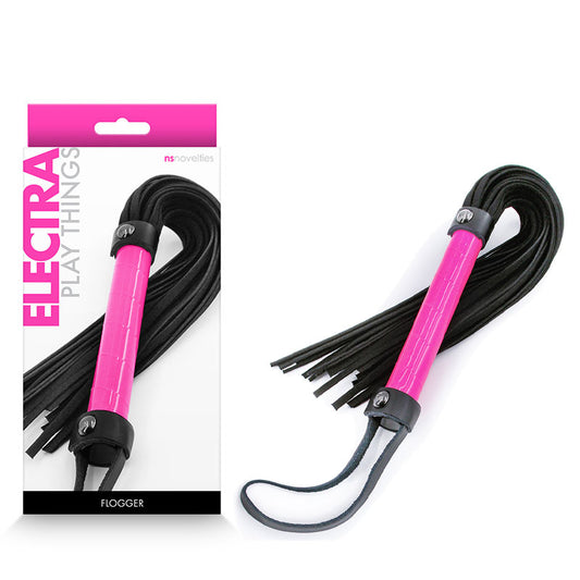 Electra Flogger - Pink - Pink Flogger Whip