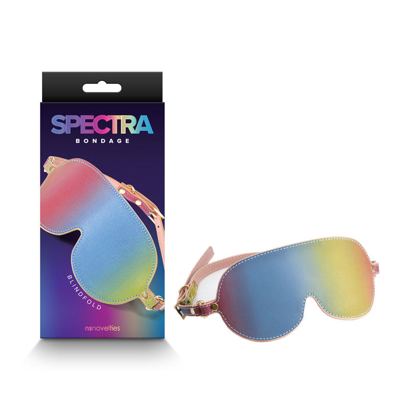 Spectra Bondage Blindfold - Rainbow - Rainbow Eye Restraint