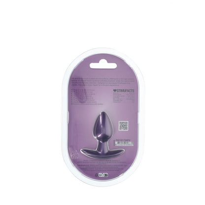 OUCH! Anal Plug - Small - Metallic Purple - Metallic Purple 6.5 cm Small Butt Plug