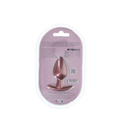 OUCH! Anal Plug - Medium - Rose Gold - Rose Gold 7.9 cm Medium Butt Plug