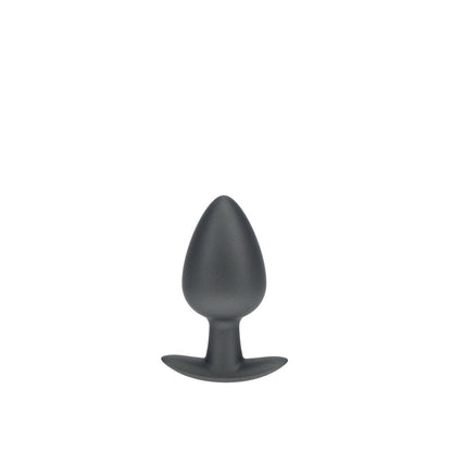 OUCH! Anal Plug - Large - Gun Metal - Gun Metal Grey 8.9 cm Large Butt Plug