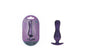 OUCH! Curvy Anal Plug - Metallic Purple - Metallic Purple 11.7 cm Butt Plug