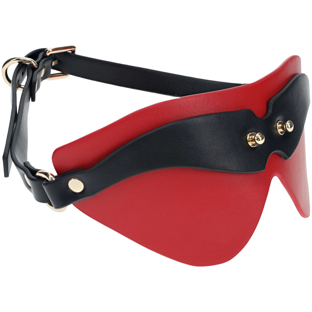 OUCH! Milan Collection - Blindfold - Black/Red Eyemask