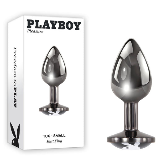 Playboy Pleasure TUX - Small - Metal 7.4 cm Small Butt Plug