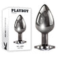 Playboy Pleasure TUX - LARGE - Metal 9.6 cm Large Butt Plug