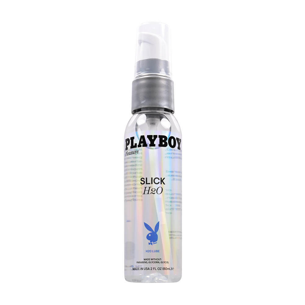 Playboy Pleasure SLICK H2O - 60 ml - Water Based Lubricant - 60 ml Bottle