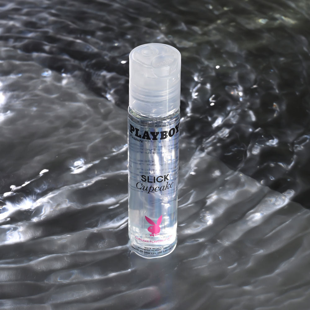 Playboy Pleasure SLICK CUPCAKE 1OZ - Cupcake Flavoured Water Based Lubricant - 30 ml Bottle