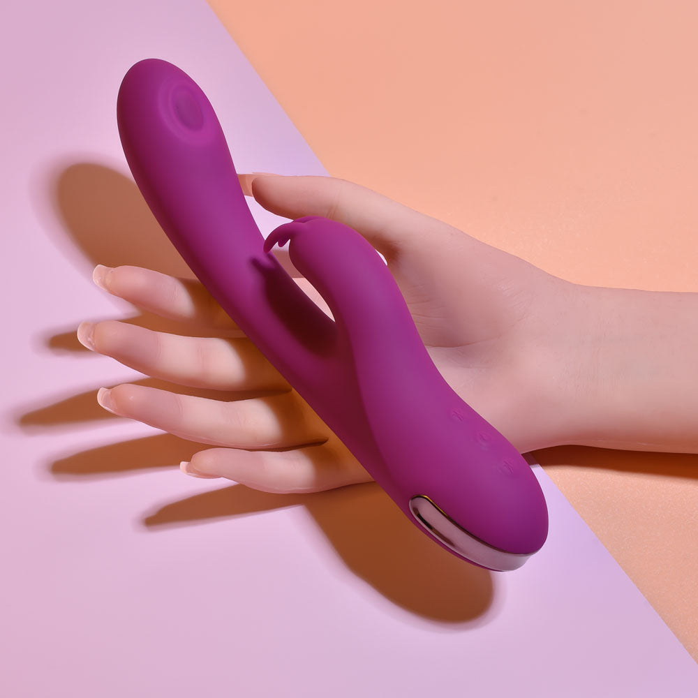 Playboy Pleasure THUMPER - Purple 21.9 cm USB Rechargeable Rabbit Vibrator