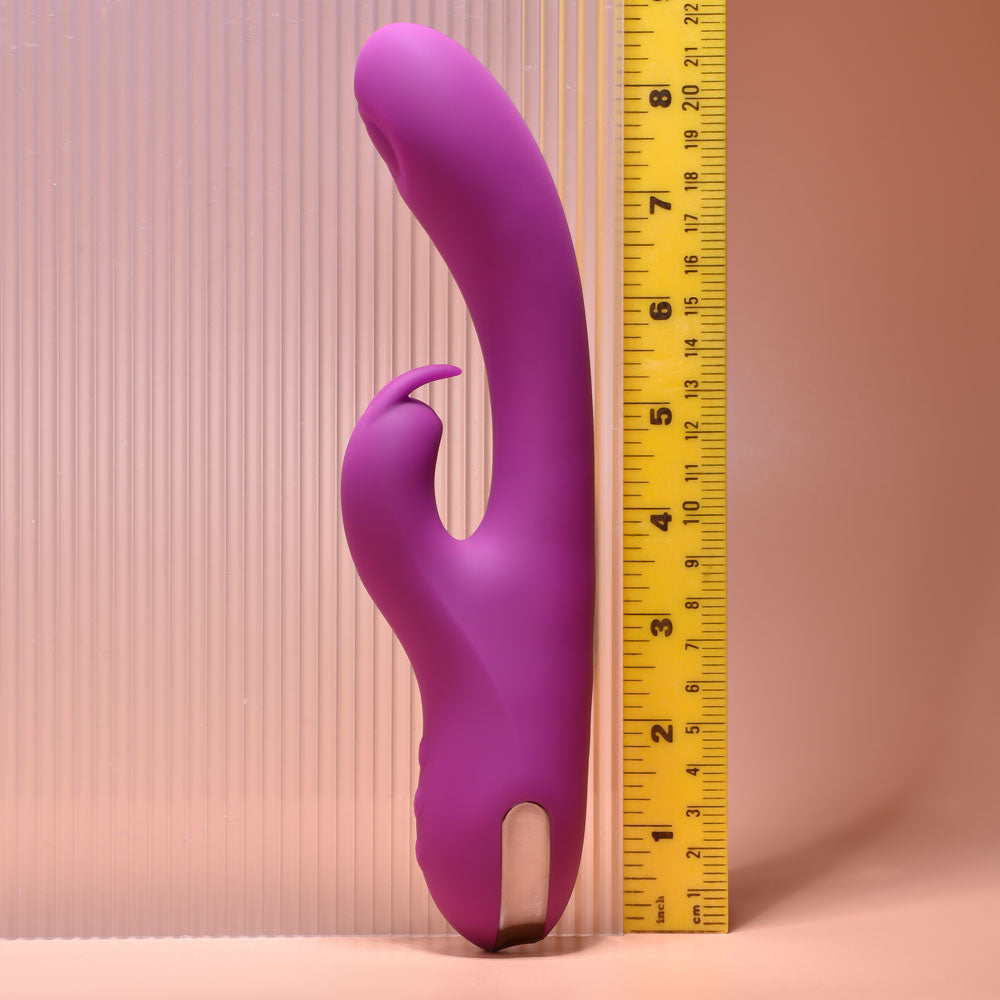 Playboy Pleasure THUMPER - Purple 21.9 cm USB Rechargeable Rabbit Vibrator