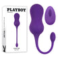 Playboy Pleasure DOUBLE TIME - Purple USB Rechargeable Vibrating Kegel Balls