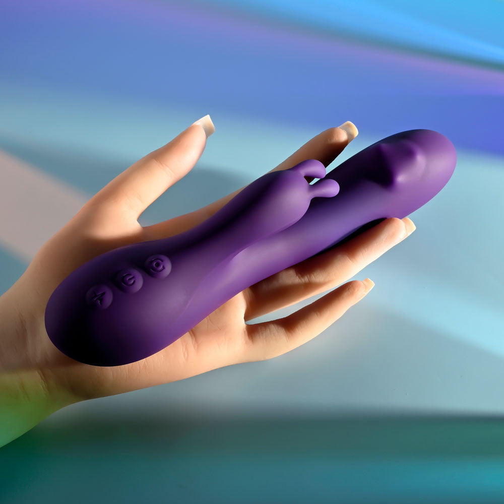 Playboy Pleasure ON REPEAT - Purple 19.7 cm USB Rechargeable Rabbit Vibrator