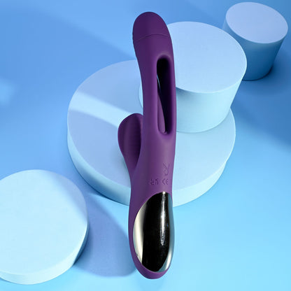 Playboy Pleasure THE THRILL - Purple 24.4 cm USB Rechargeable Rabbit Vibrator