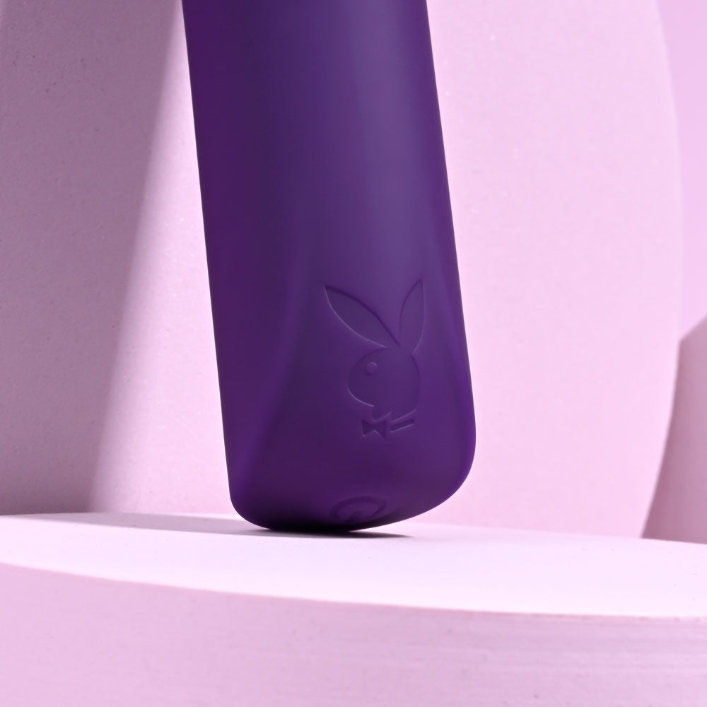 Playboy Pleasure ONE & ONLY - Purple 12 cm USB Rechargeable Bullet