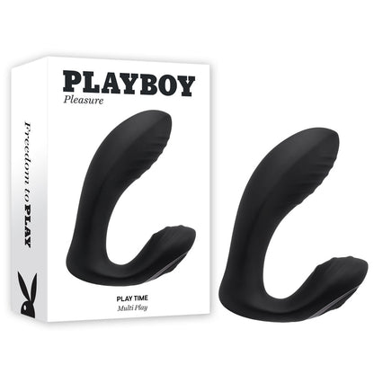 Playboy Pleasure PLAY TIME - Black 12.7 cm USB Rechargeable Vibrator