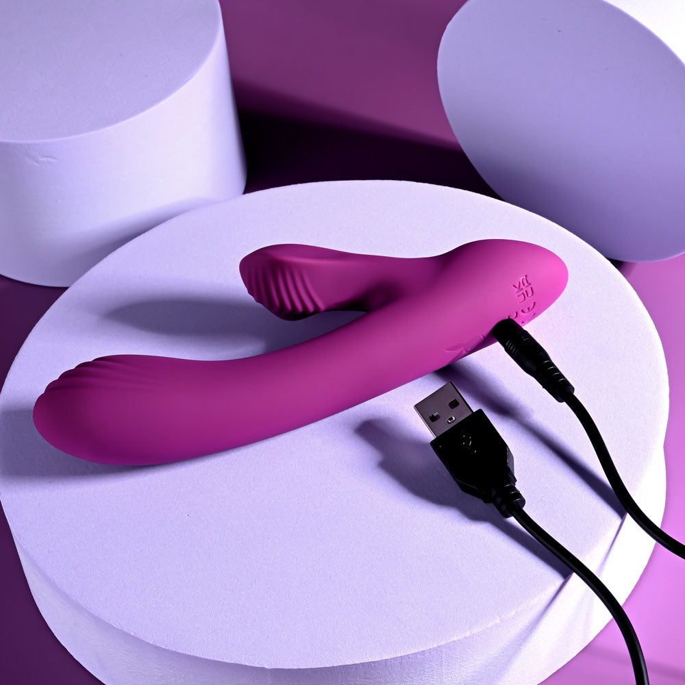 Playboy Pleasure BITTY BUNNY - Purple 14.7 cm USB Rechargeable Rabbit Vibrator