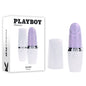 Playboy Pleasure GETAWAY - White/Purple 14.2 cm USB Rechargeable Tapping Stimulator