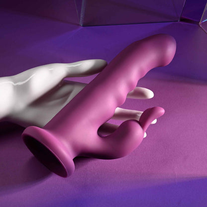 Playboy Pleasure FLUFFLE - Purple 19.7 cm USB Rechargeable Rabbit Vibrator