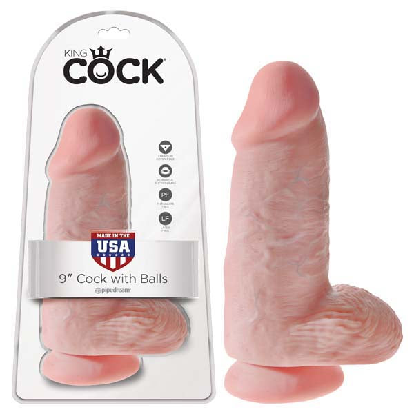 King Cock Chubby - Flesh 22.9 cm (9) Dong