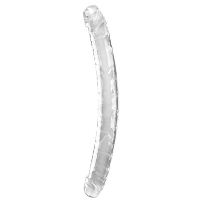 King Cock 18 Inch Double Dildo - Clear 45.7 cm Double Dong