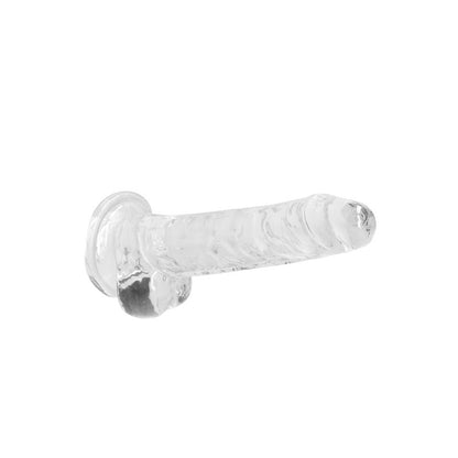 REALROCK 7 Realistic Dildo With Balls - Clear 17.8 cm Dong