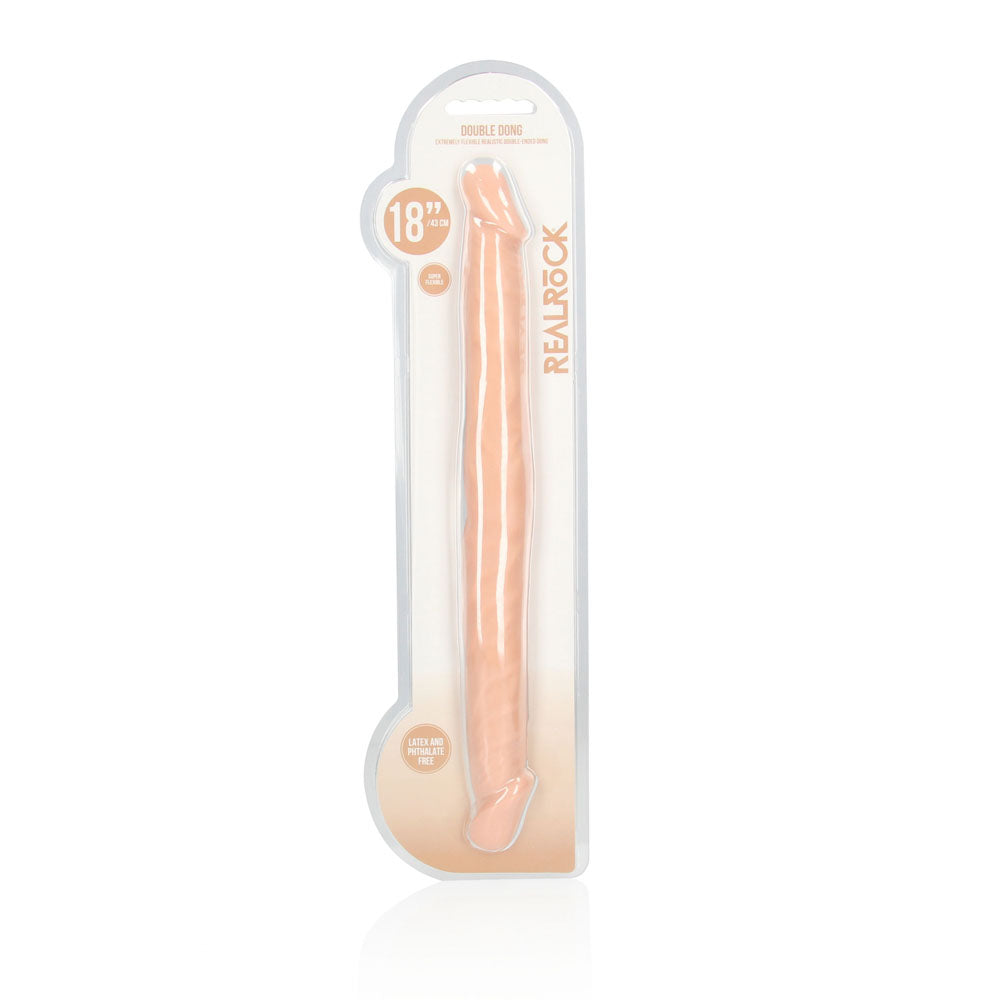 REALROCK 18'' Double Dildo - Flesh 46 cm Double Dong