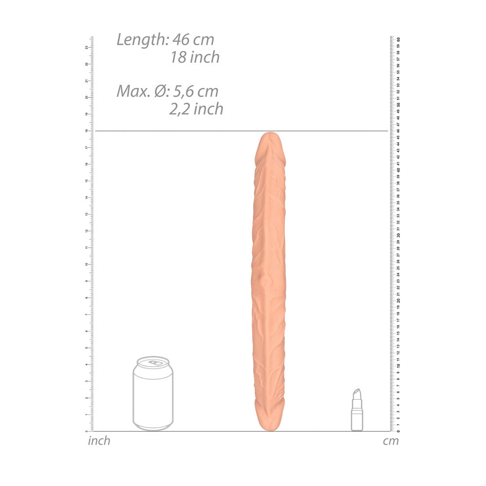 REALROCK 18'' Double Dildo - Flesh 46 cm Double Dong