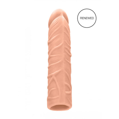 REALROCK 7 Penis Extender - Flesh 17.8 cm Penis Extension Sleeve