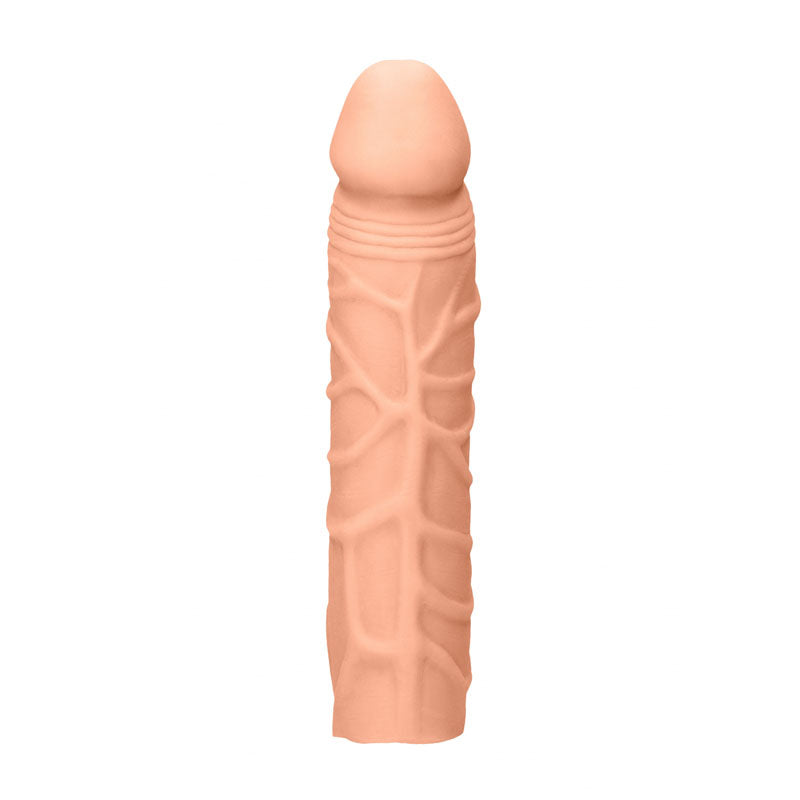 REALROCK 7 Penis Extender - Flesh 17.8 cm Penis Extension Sleeve