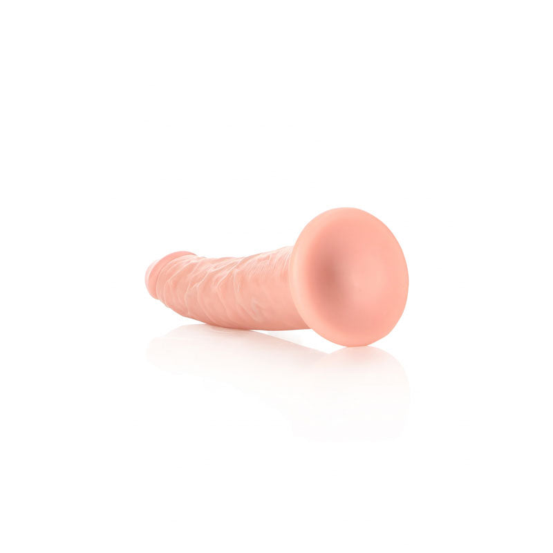 REALROCK Realistic Slim Dildo without Balls - 15.5 cm - Flesh 15.5 cm (6) Dong