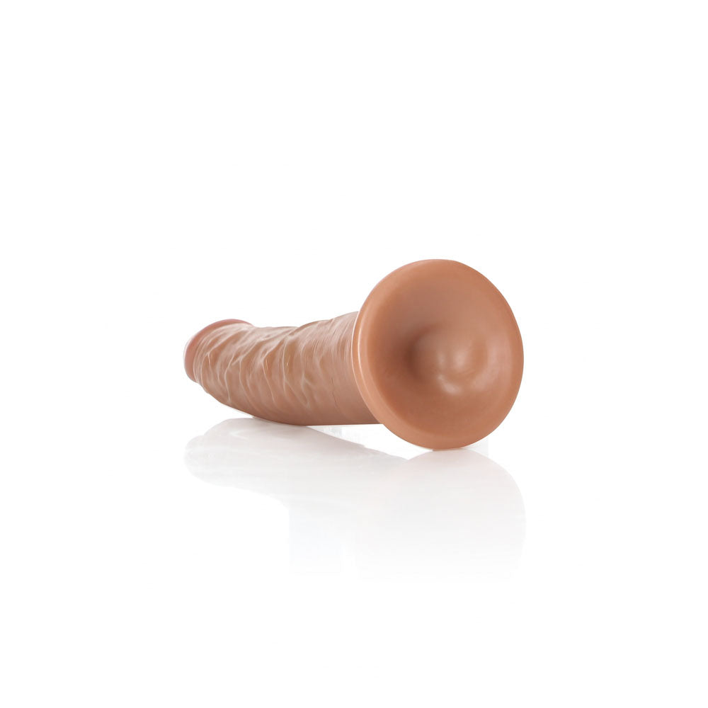 REALROCK Realistic Slim Dildo without Balls - 15.5 cm - Tan 15.5 cm (6) Dong