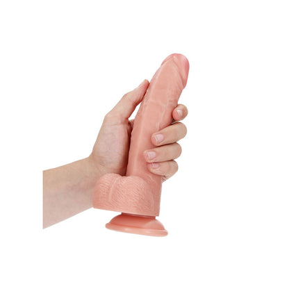 REALROCK Realistic Regular Curved Dong with Balls - 20.5 cm - Flesh 20.5 cm (8) Dong