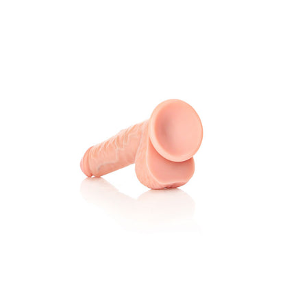 REALROCK Straight Realistic Dildo with Balls - 18 cm - Flesh 18 cm (7) Dong