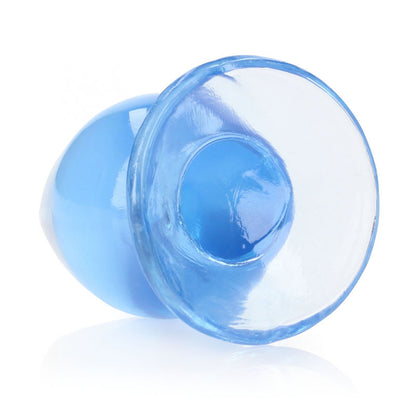 REALROCK 9 cm Anal Plug - Blue - Blue 9 cm (3.5) Butt Plug