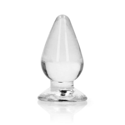 REALROCK 9 cm Anal Plug - Clear - Clear 9 cm (3.5) Butt Plug