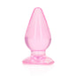 REALROCK 11.5 cm Anal Plug - Pink - Pink 11.5 cm (4.5'') Butt Plug