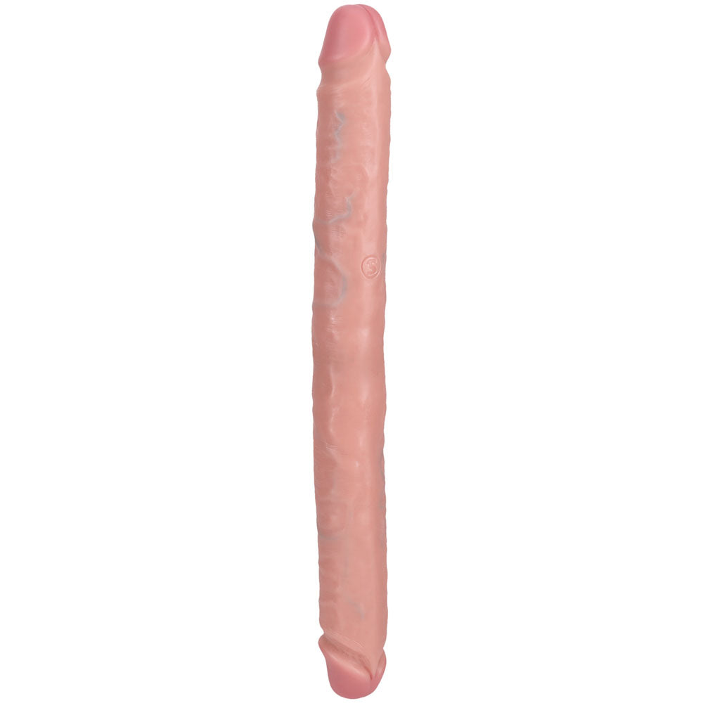 REALROCK 35cm Slim Double Dildo - Flesh - Flesh 35 cm (14'') Double Dong