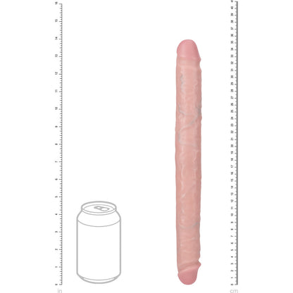 REALROCK 35cm Slim Double Dildo - Flesh - Flesh 35 cm (14'') Double Dong