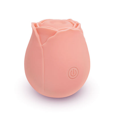 Skins Rose Buddies - The Rose Purrz - Light Pink USB Rechargeable Pulsing Rose Stimulator