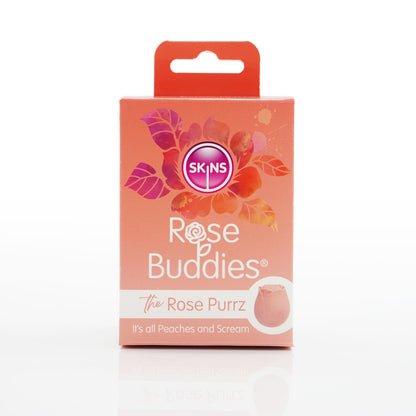 Skins Rose Buddies - The Rose Purrz - Light Pink USB Rechargeable Pulsing Rose Stimulator