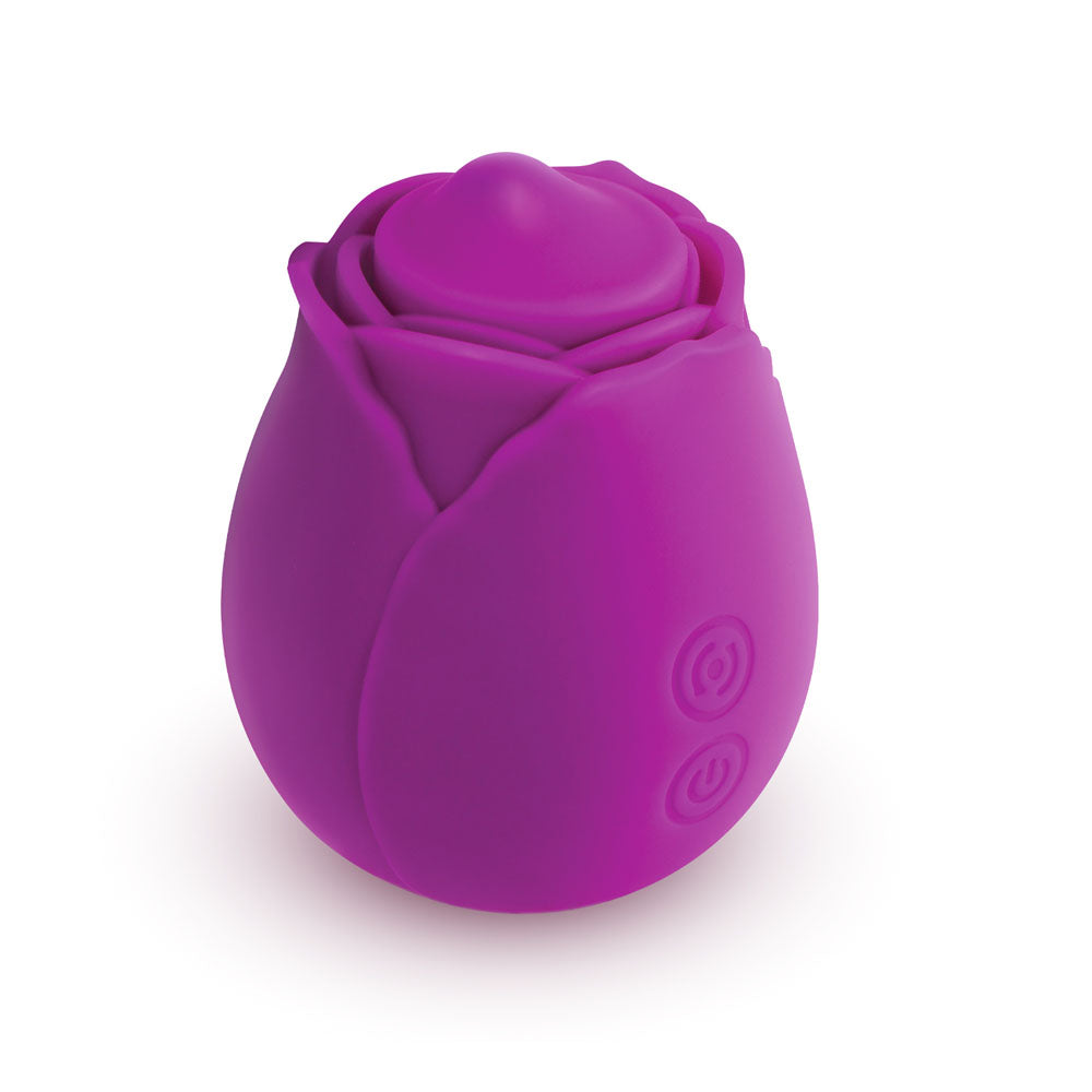 Skins Rose Buddies - The Rose Twirlz - Purple USB Rechargeable Twirling Rose Stimulator