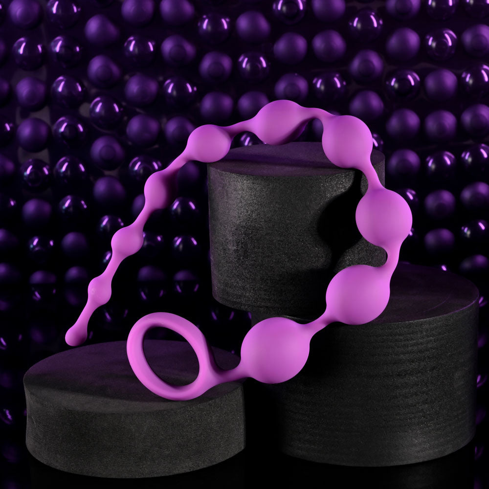 Selopa BEADED ADVENTURE - Purple 35.5 cm Anal Beads