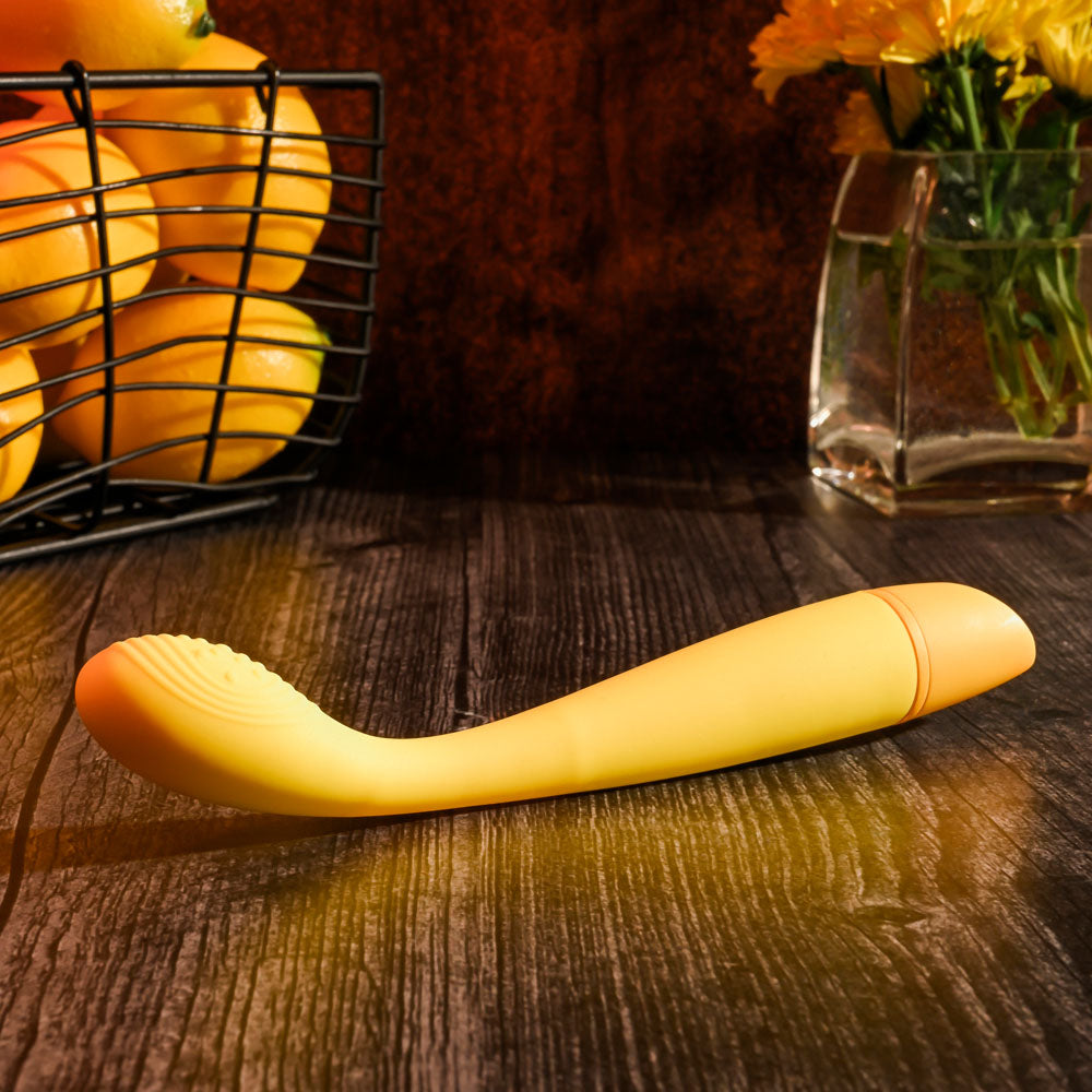 Selopa LEMON SQUEEZE - Yellow 18.4 cm USB Rechargeable Vibrator