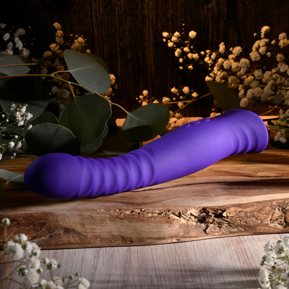 Selopa TRIXXXIE - Purple 22.2 cm USB Rechargeable Vibrator