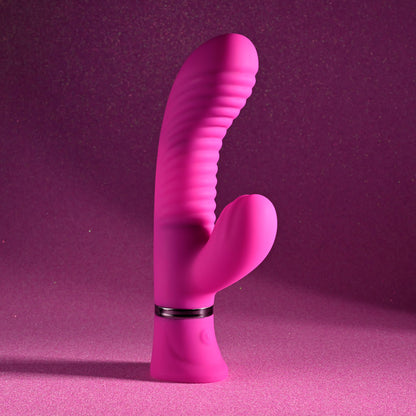 Selopa NEXT WAVE - Pink 16.4 cm USB Rechargeable Dual Vibrator