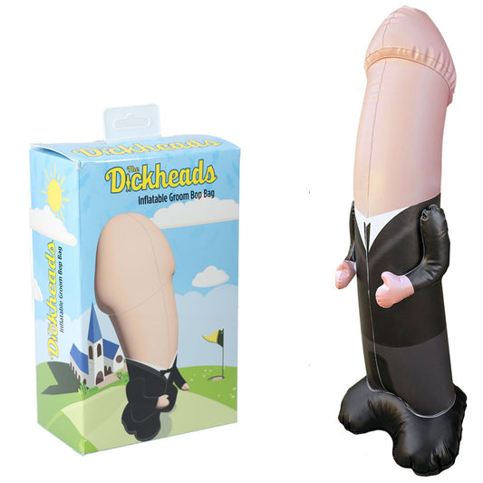 S-LINE The Dickheads - Groom Bop Bag - 100 cm Inflatable Penis Punching Bag