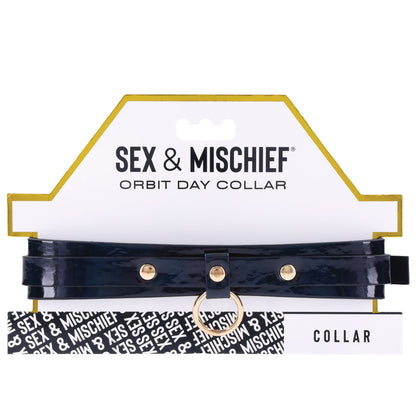 Sex & Mischief Orbit Day Collar - Black Collar